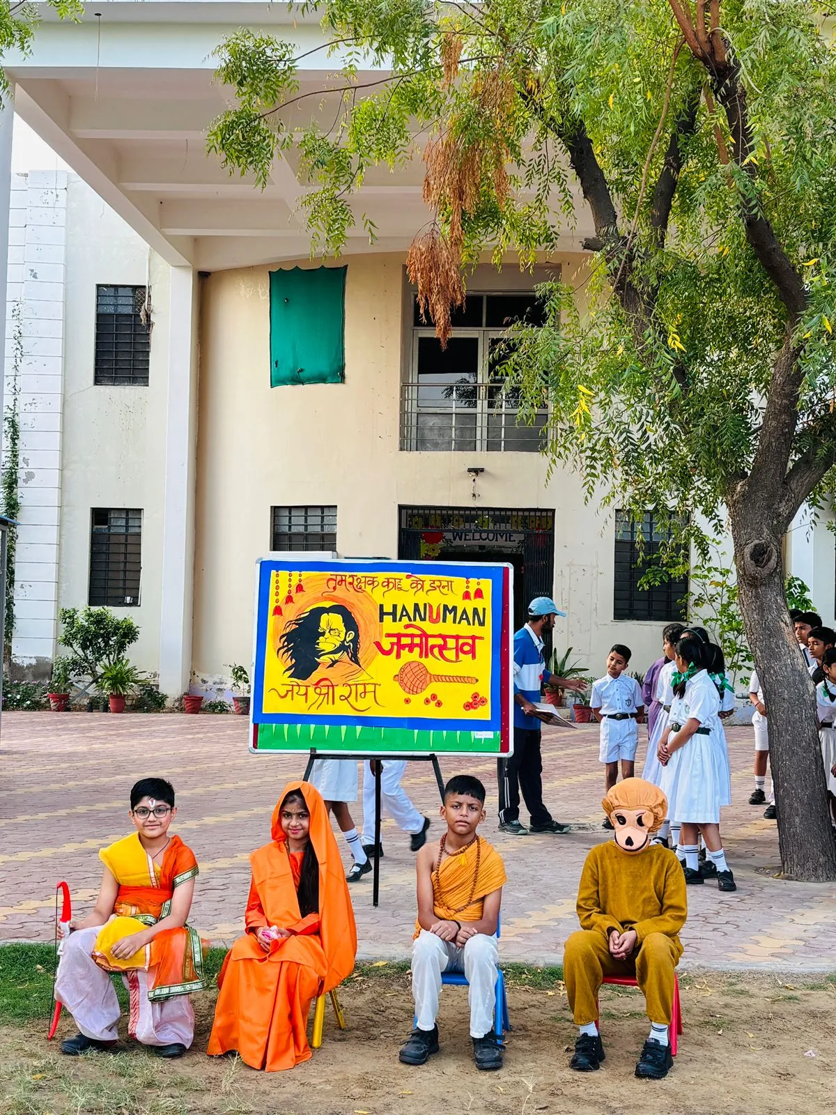 Hanuman Jayanti Celebration in School