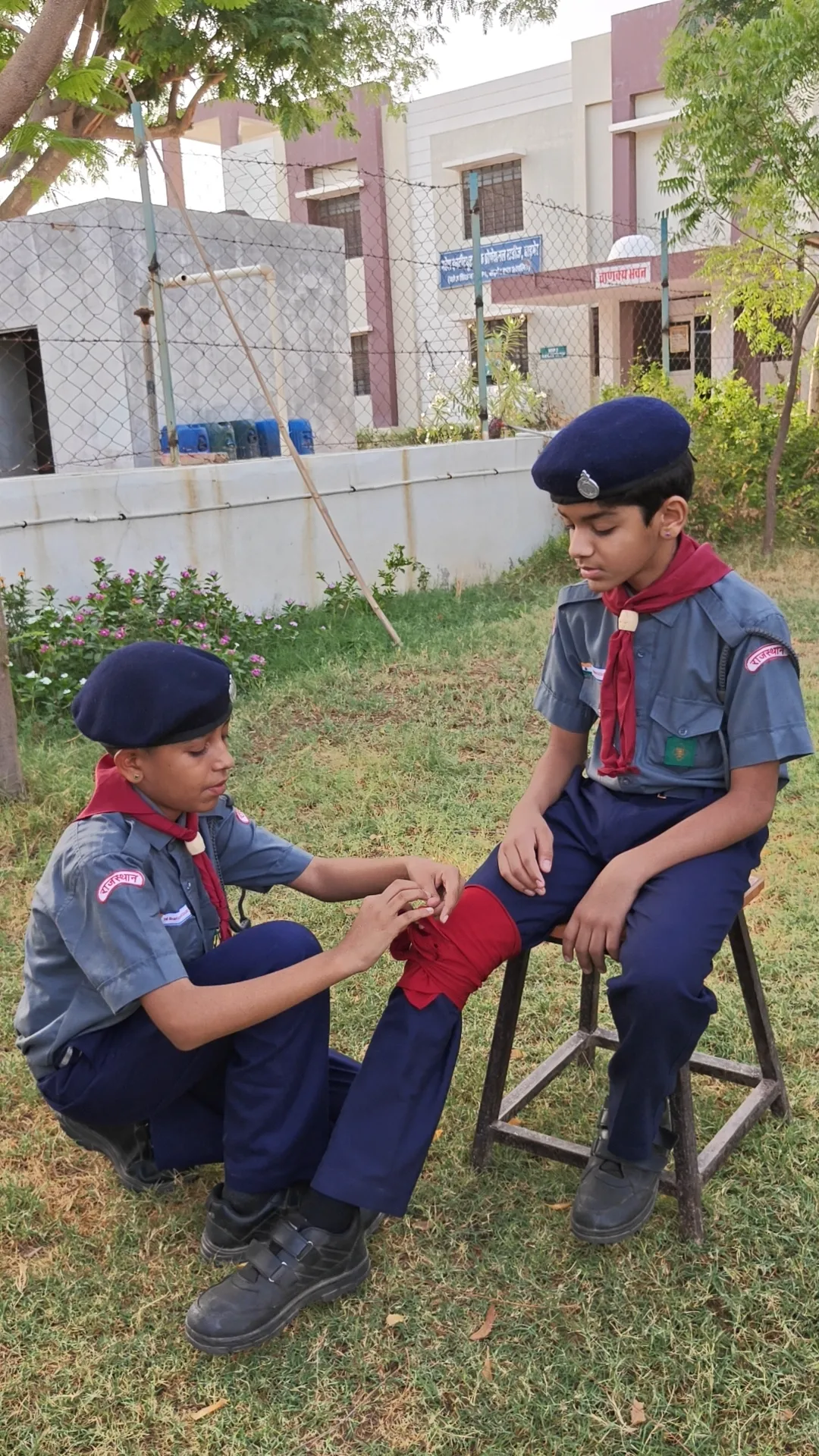 Weekly Scout and Guide Session in School