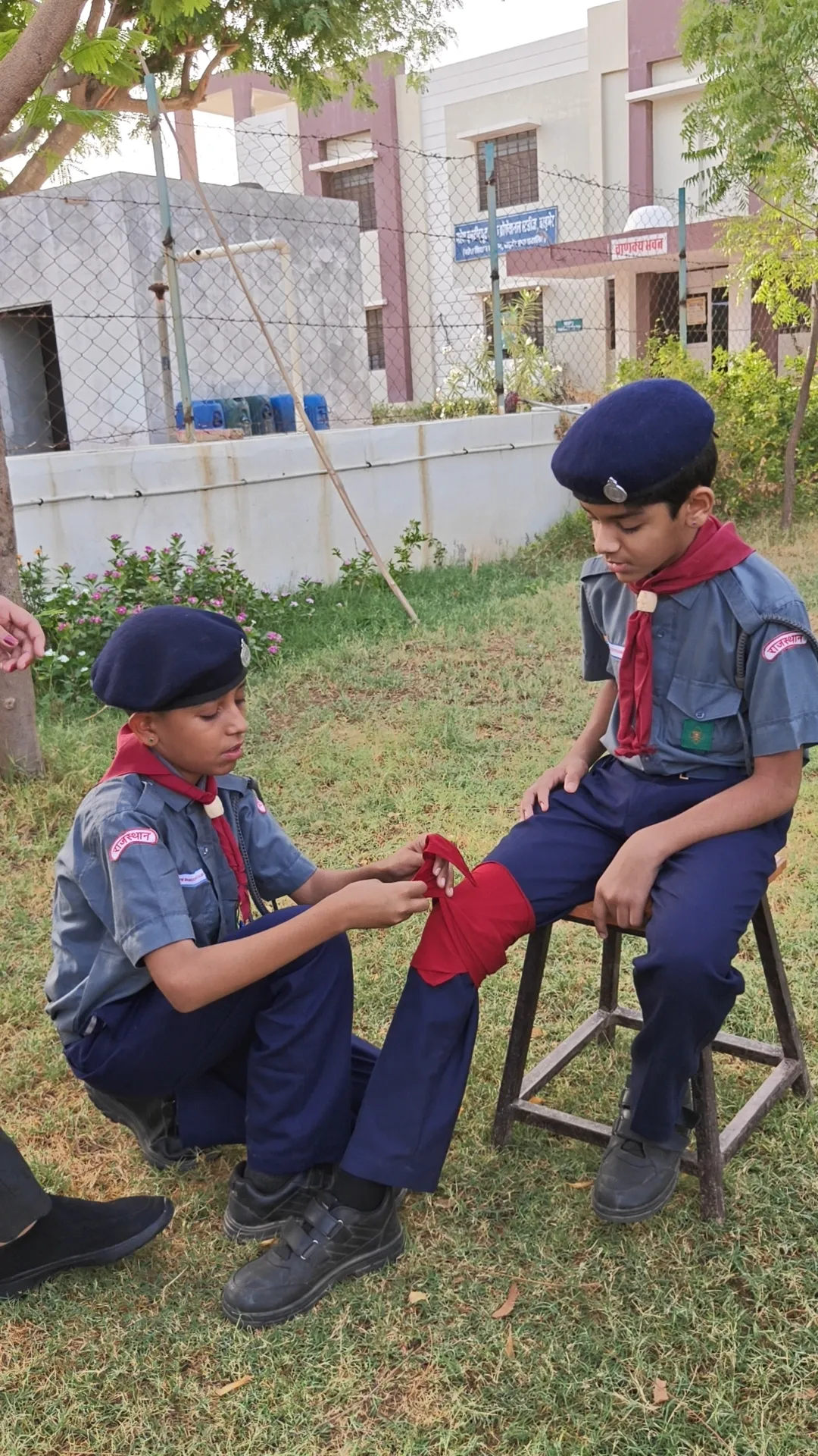 Weekly Scout and Guide Session in School