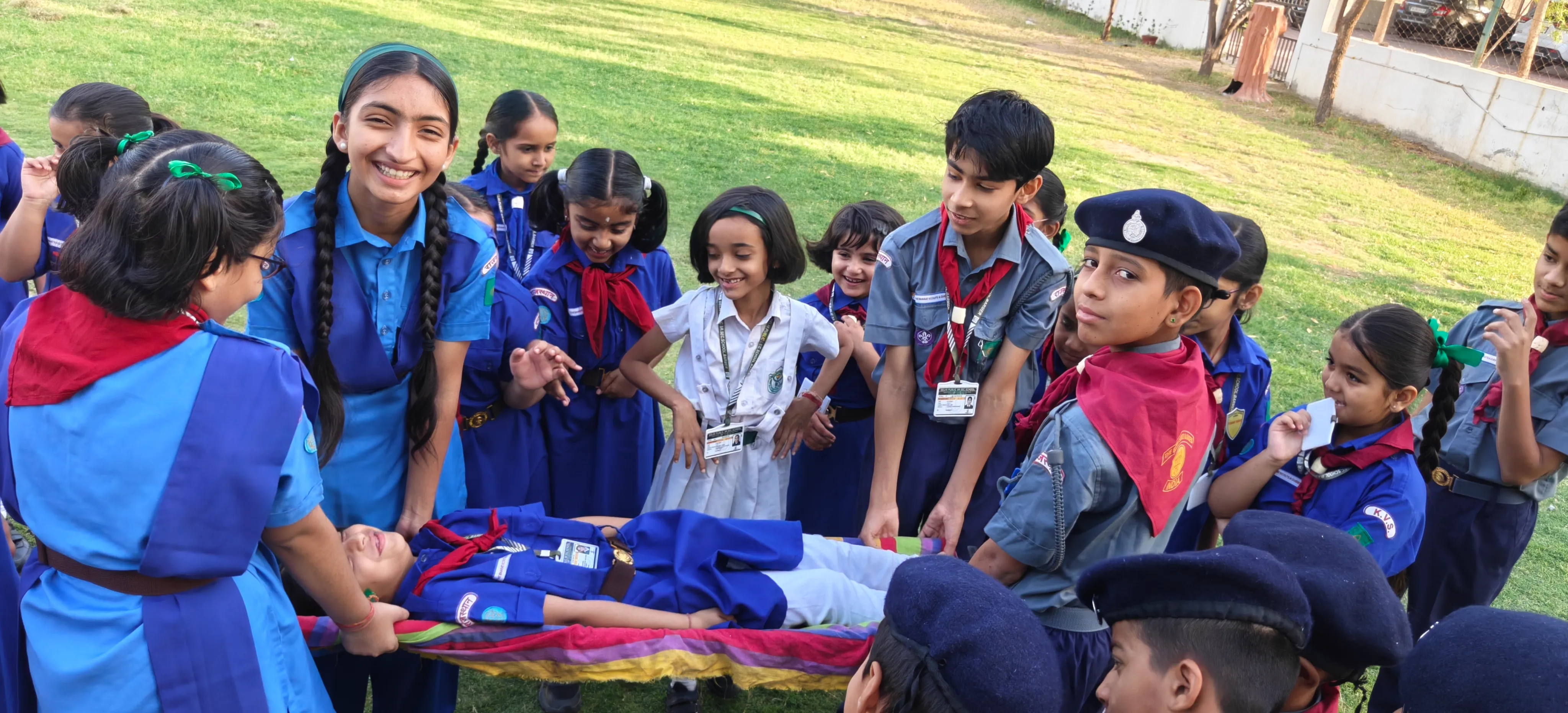 Weekly Scout and Guide Session in School
